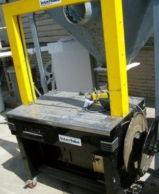 Interlake Model M Foot Actuated Box Strapper Band Wrapper