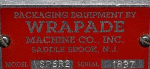 WrapAde Model VSP6R2 Vertical 12 in Web Strip Packager w/ Registration and Printers