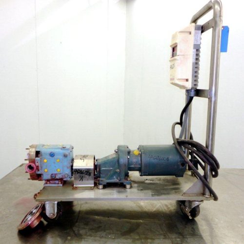Waukesha Model 015 3/4 HP 316 Stainless Steel Rotary Positive Displacement Pump