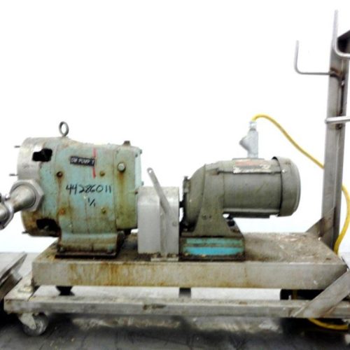 Waukesha Model 060 2 HP 316 S/S Rotary Positive Displacement Pump