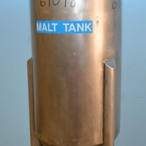 30 Gallon (approx) S/S Cone Bottom Tank with Hinge Cover