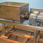 26.5 Cu Ft Rietz Model RS18K5204 S/S Twin Shaft Solid Screw Mixer with S/S Cover