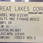Great Lakes Model MSD122260 60 in L S/S Heat Shrink Tunnel