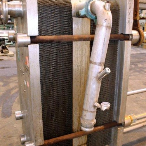 Alfa Laval Model A10RCF S/S 524 Sq Ft Plate and Frame Heat Exchanger