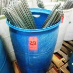 (250) S/S Smoke Sticks, 3/8 in. Diameter x 42 in. long, in Plastic Bucket