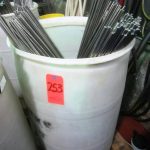 (150) S/S Smoke Sticks, 3/8 in. Diameter x 42 in. long, in Plastic Bucket