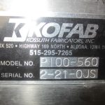 Kofab Model P100560 24.75 in W Compression Conveyor with Top and Bottom Belts