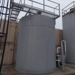 6,000 Crepaco Vertical Twin Prop Agitated Jacketed S/S Tank