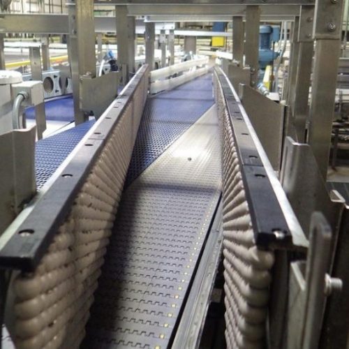 Ambec Approx 35 ft L x 8 ft W Bottle Separator Conveyor