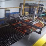 PAI Model 6200 Palletizer with 3 Lane Slide Guide Case Positioning Infeed