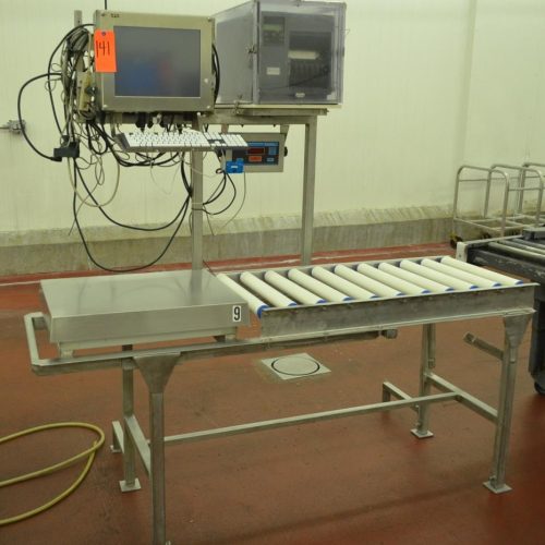 Container Weigh and Labeling System with Datamax Model DMX14208 Label Printer