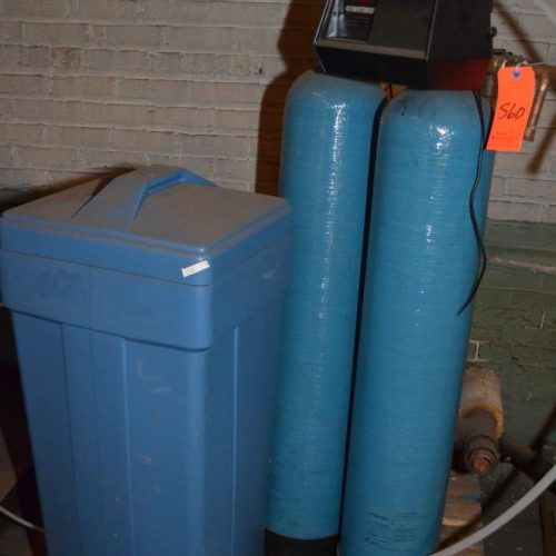 Duplex Water Softener System with (2) Resin Vessels and One Salt Tank
