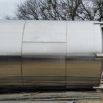 6,000 Gallon Feldmeier S/S Vertical Single Wall Cone Bottom Tank