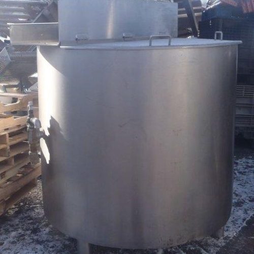 250 Gallon Lee Model 250D9MS S/S Jacketed Double Motion Agitated Tank