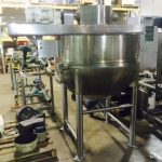 200 Gallon Lee Model 200D9MT S/S Double Motion Agitated Jacketed Kettle