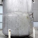 4,500 Gallon Vertical Jacketed S/S Tank