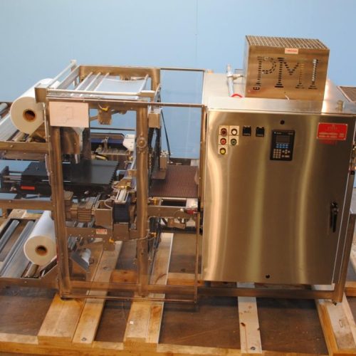 PMI Model GRP25SS S/S Shrink Bundler for Unsupported Bottles with Top Hold down