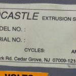 Randcastle Tri Layer Co-Extrusion Sheet Line with (3) Model 0500 Extruders