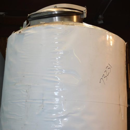 400 Gallon Vertical S/S Insulated dished heads Tank