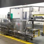 Marchesini Model MCP840 Combination Integrated Robotic Case Packer and Palletizer