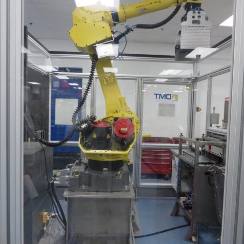Marchesini Model DTU Automatic Vial Detraying Unit with Fanuc 710 Robot