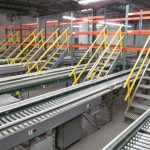 (50) Sections of Hytrol 27 in Wide x 10 ft Long Powered Roller Conveyor