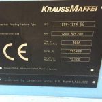 Krauss Maffei Model 2801200B2 310 Ton Injection Molding Machine