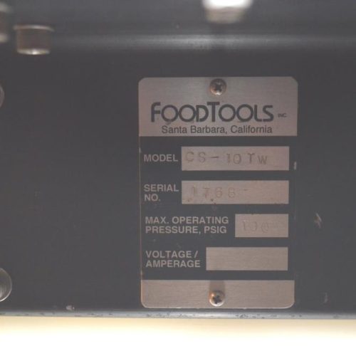 FoodTools Model CS10TW Semi Automatic Sheet Cake Slicer with X and Y Axis Rotation