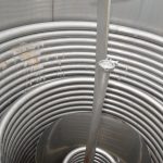 Stork Vertical S/S Helical Coiled Tube in Tube Sterilizing Heat Exchanger
