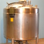 Crepaco Model C8646 Vertical S/S Jacketed Tank with Top Mounted High Sheer Agitator