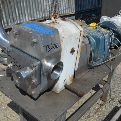 APV 7.5 HP S/S Rotary Positive Displacement Pump with Vented Cover
