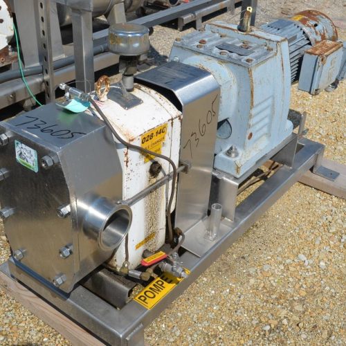 APV Model R6SWF S/S 5 HP Rotary Positive Displacement Pump