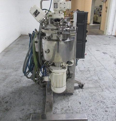 15 Liter Haagen and Rinau SRT15 Unimix S/S Jacketed Full Vacuum Planetary Mixer