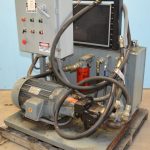 20 HP Skid Mounted Hydraulic Oil Pumping System with Heat Exchanger