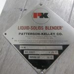 Patterson Kelley 8 Quart Capacity S/S Bench Top Twin Shell V-Blender