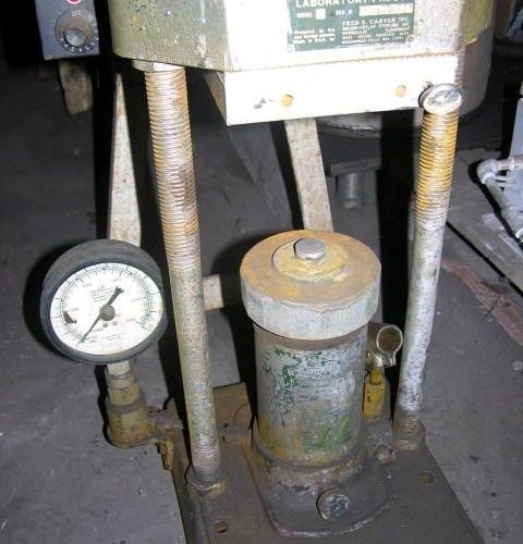 Carver Model C 12 Ton Compression Bench Top Press