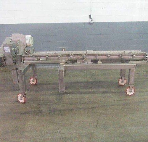 10 in Dia x 102 in L S/S Inter-Meshing Co-Rotating Twin Screw Continuous Mixer