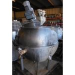 300 Gallon Groen Model INATA300 S/S Spherical Double Motion Incline Agitated Kettle