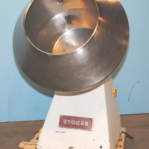 Stokes 40 in Diameter Angular S/S Coating Pan