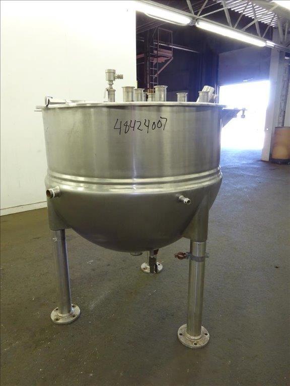 150 Gallon Lee Model 150D S/S 90psi Jacketed Kettle