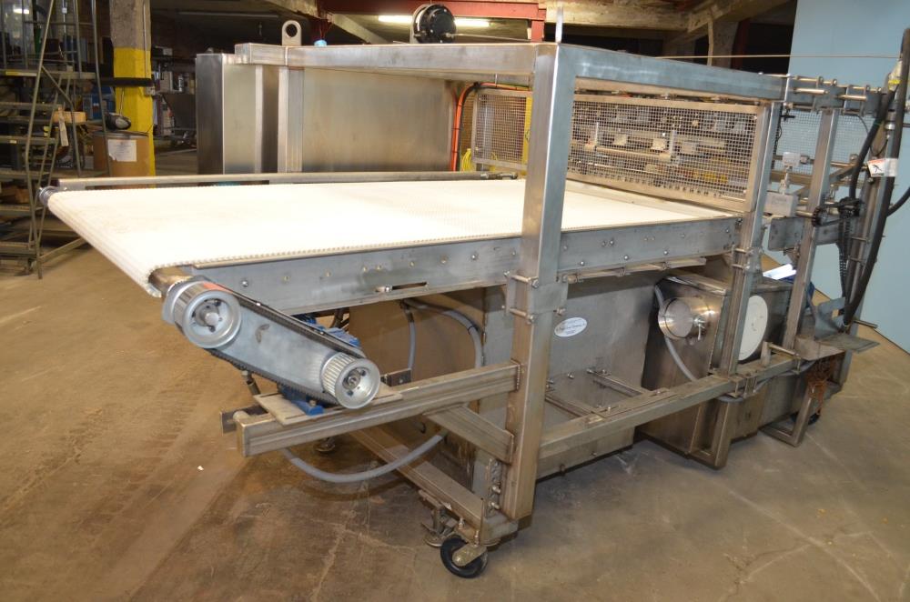 Perfect Score 48 in W Multi Axis High Pressure Slitter Conveyor with (25) Nozzles