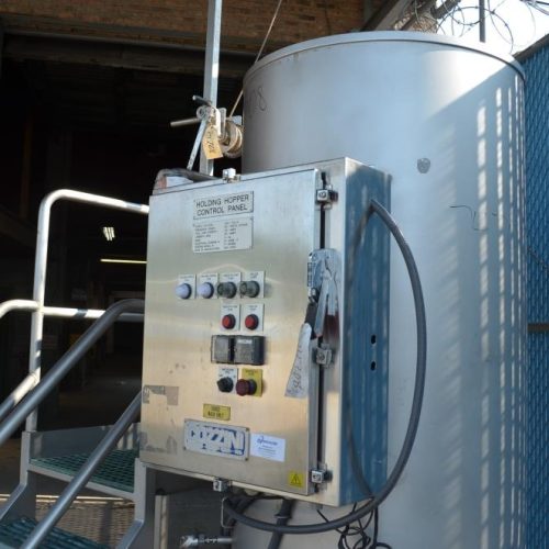 260 Gallon Cozzini  S/S Brine Tank with 15 and 10 HP C-Pumps and Heat Exchanger