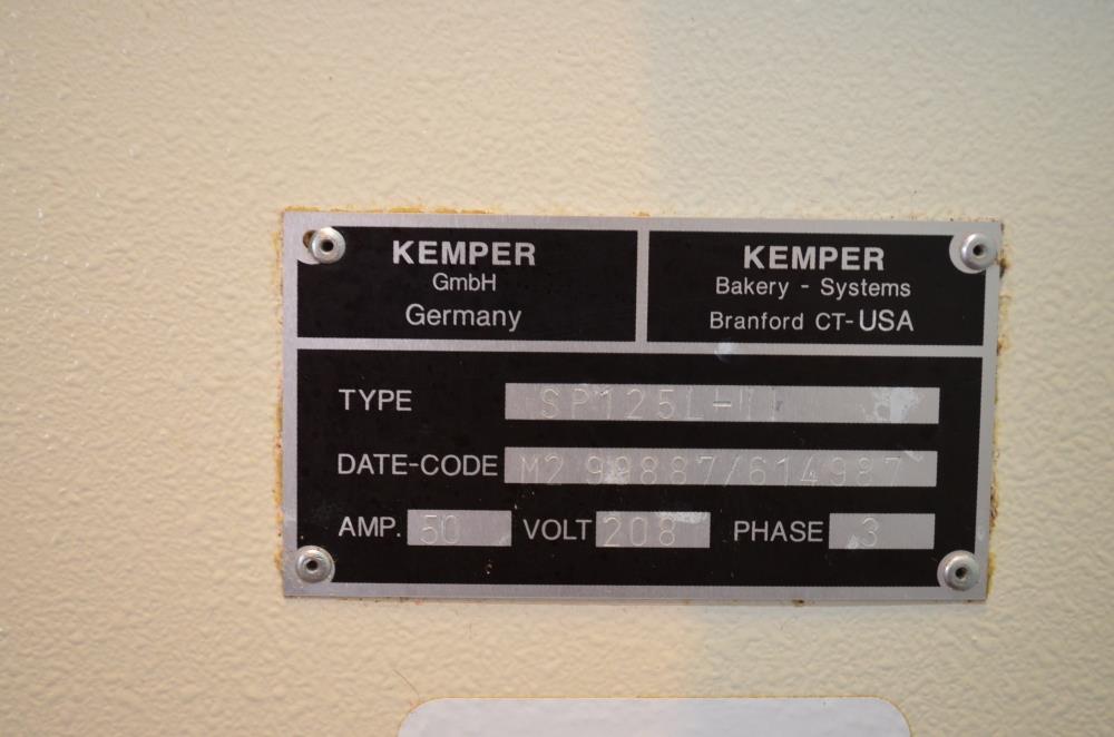 Kemper Model SP125L11 125 Liter S/S Spiral Mixer
