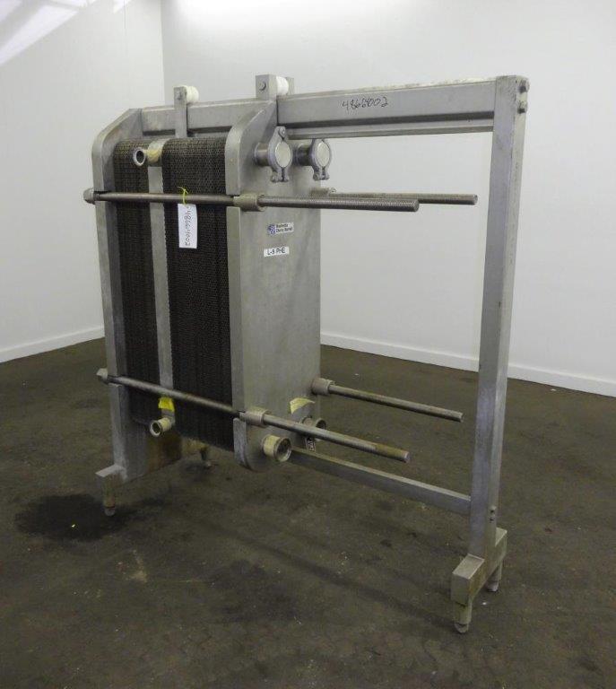 Cherry Burrell Thermaflex 388 Sq Ft S/S Plate and Frame Heat Exchanger