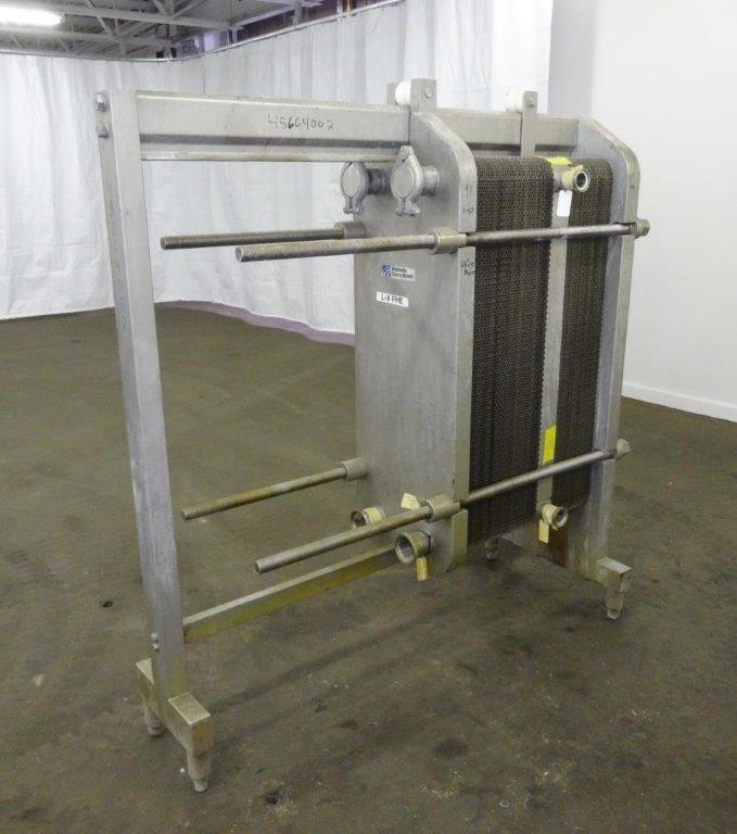 Cherry Burrell Thermaflex 388 Sq Ft S/S Plate and Frame Heat Exchanger