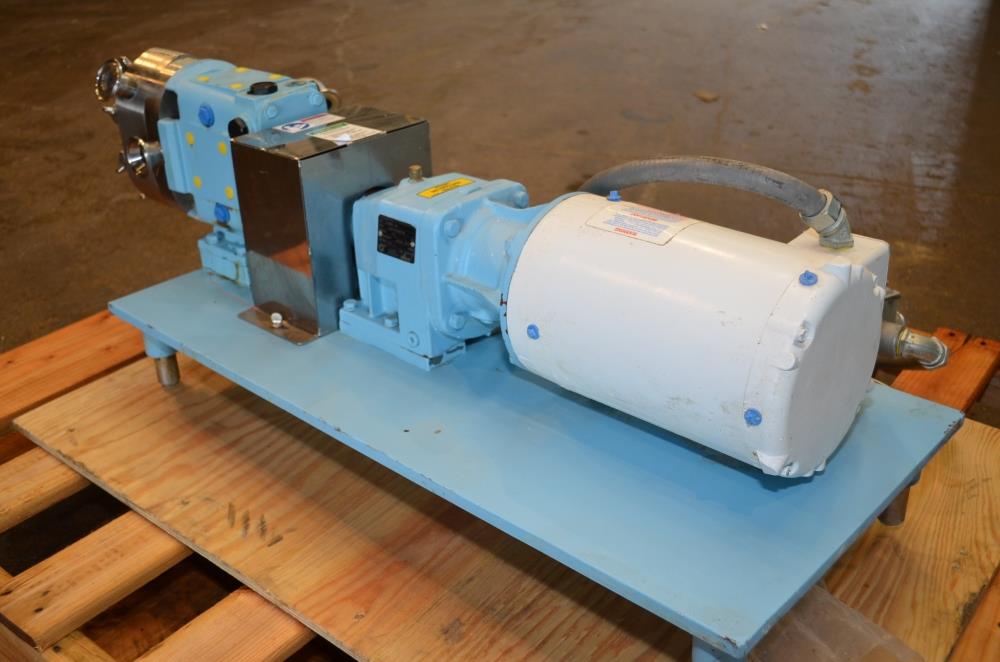 Waukesha Model 015 1 HP S/S Jacketed Positive Displacement Pump