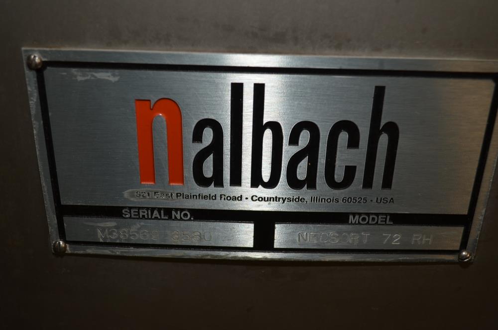 Nalbach NECSORT72RH Bottle Unscrambler with Bulk Hopper and a TON of Change Parts