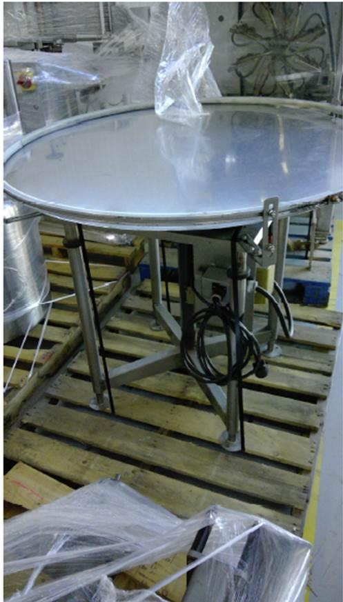 42 in Diameter S/S Rotary Accumulation Table