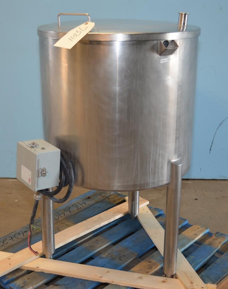 40 Gallon S/S Vertical Water Jacketed Tank
