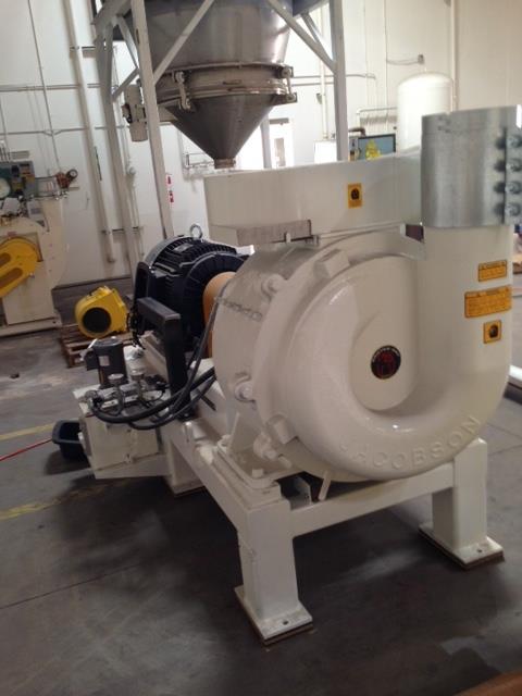 Jacobson Model 28H Air Swept Pulverizer With Pressure Blower and Bag Housing